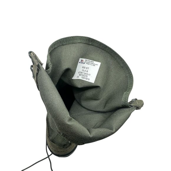 Belleville 600ST Sage Green Combat Boot Men 10 Genuine USA Made  Military Issue - Picture 2 of 12